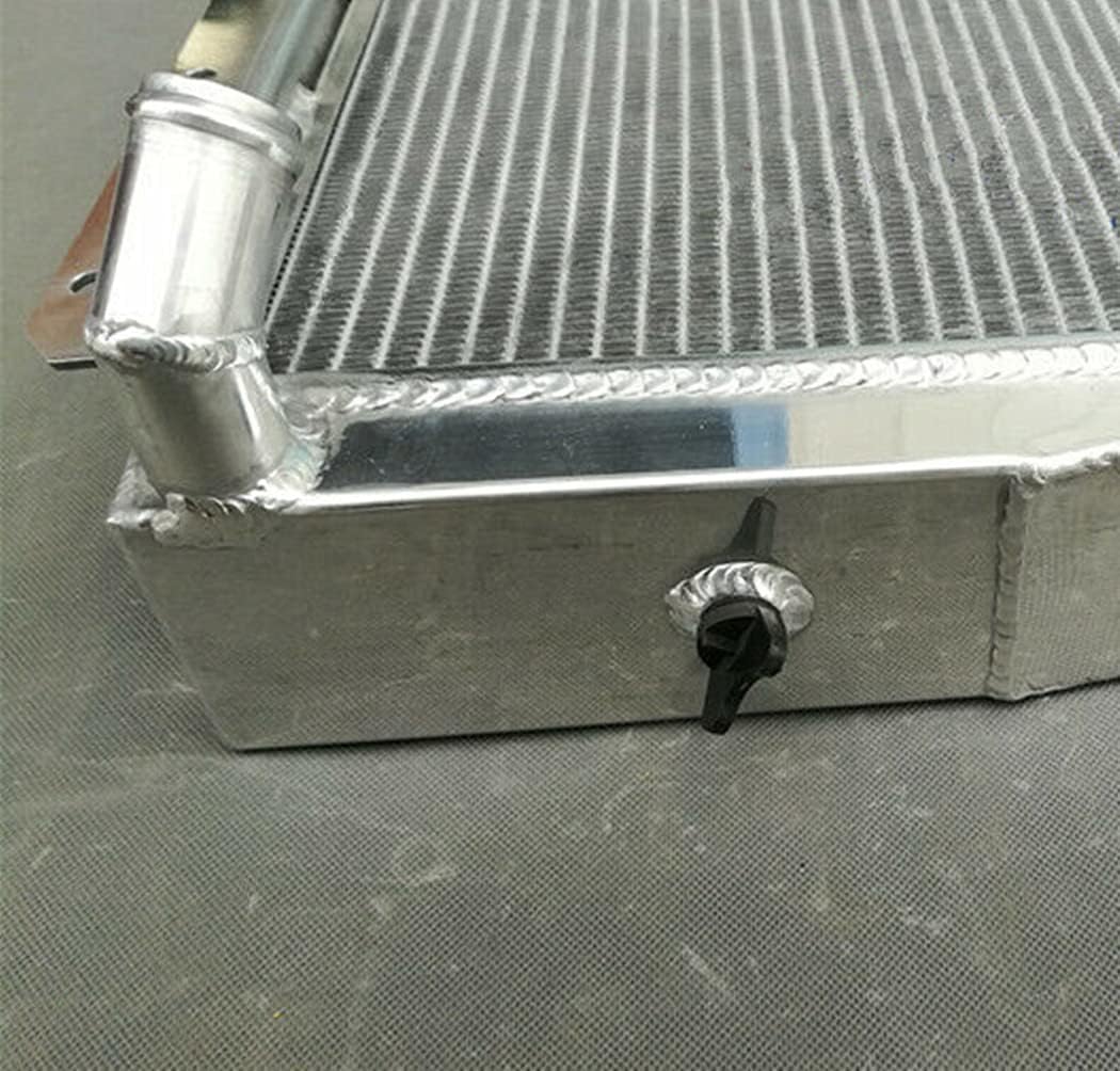 Full Aluminum Radiator + 2x Fans For 1955-1962 MG MGA 1500 1600 1622 DE LUXE 1.5L/1.6L Morris