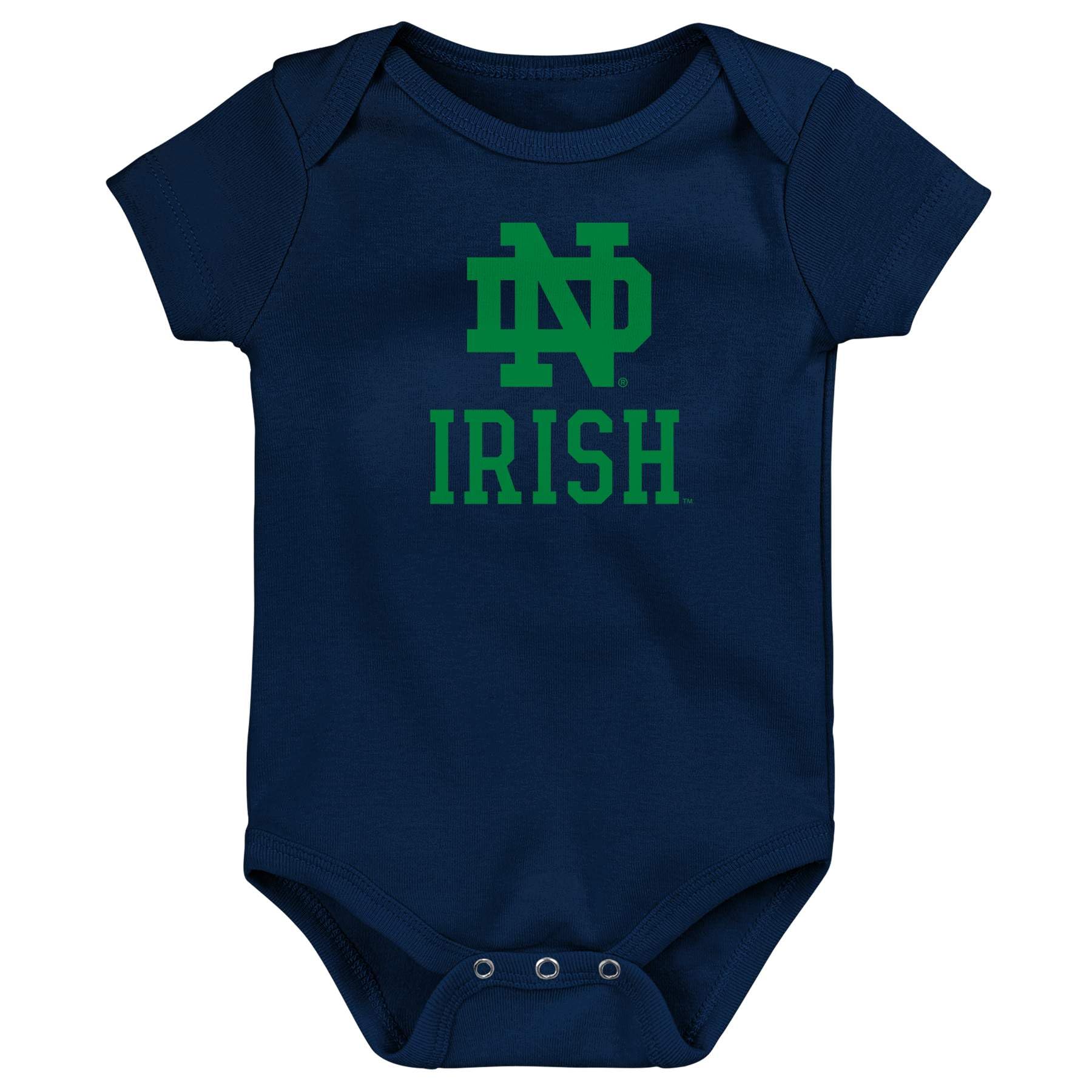 Outerstuff NCAA Officially Licensed Newborn & Infants 0-24 Months Primary Logo Creeper Bodysuit Romper