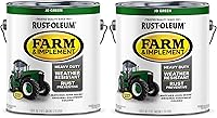 Vista 20 de Rust-Oleum Farm & Implement 280176 - Pintura esmaltada, galón, naranja (Allis Chalmers Orange)