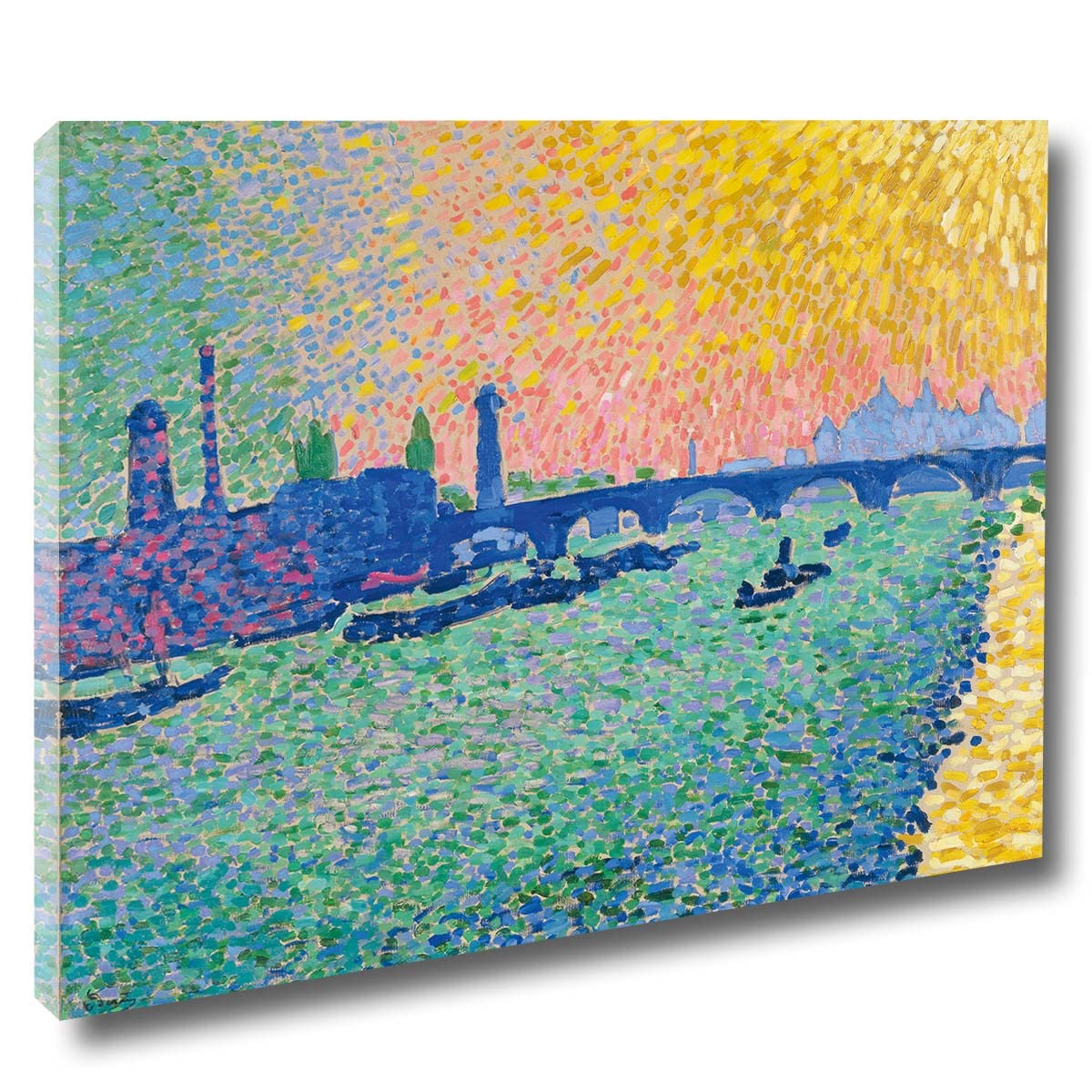 アンドレ・ドラン、ウォータールー橋、希少な画集より、状態良好