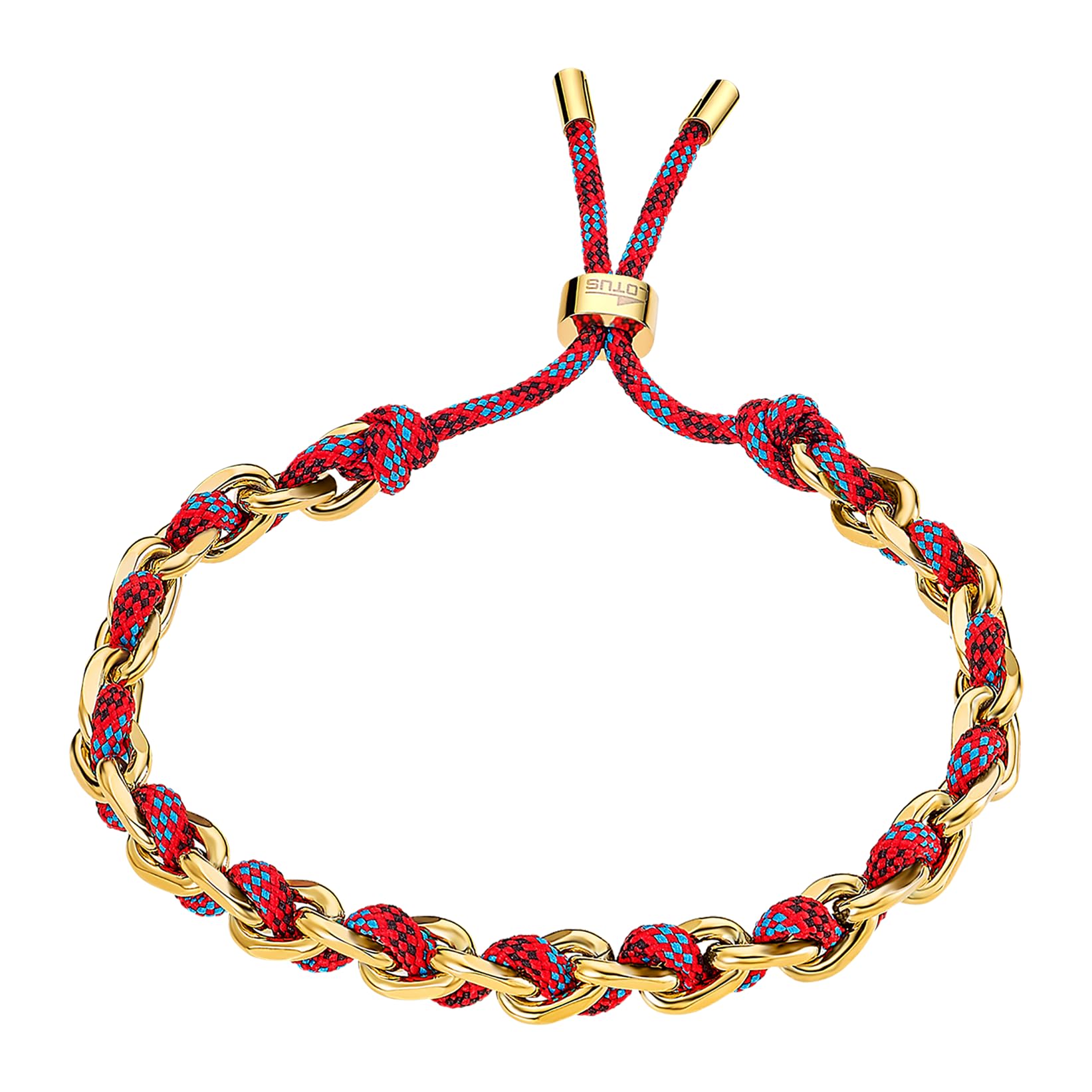 LOTUS STYLE Pulsera Hombre y Mujer Acero Inoxidable 316L Brazalete de Diseño Sofisticado, Confortable y Resistente al Agua - Dorada - Unisex 240.00 mm LS2378-2/2 - Regalo de Cumpleaños, Día del Padre
