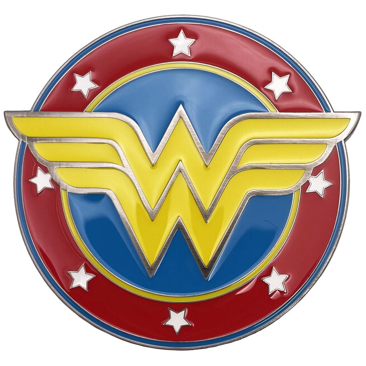 Aimant en émail Wonder Woman au design vintage et finitions haut de gamme
