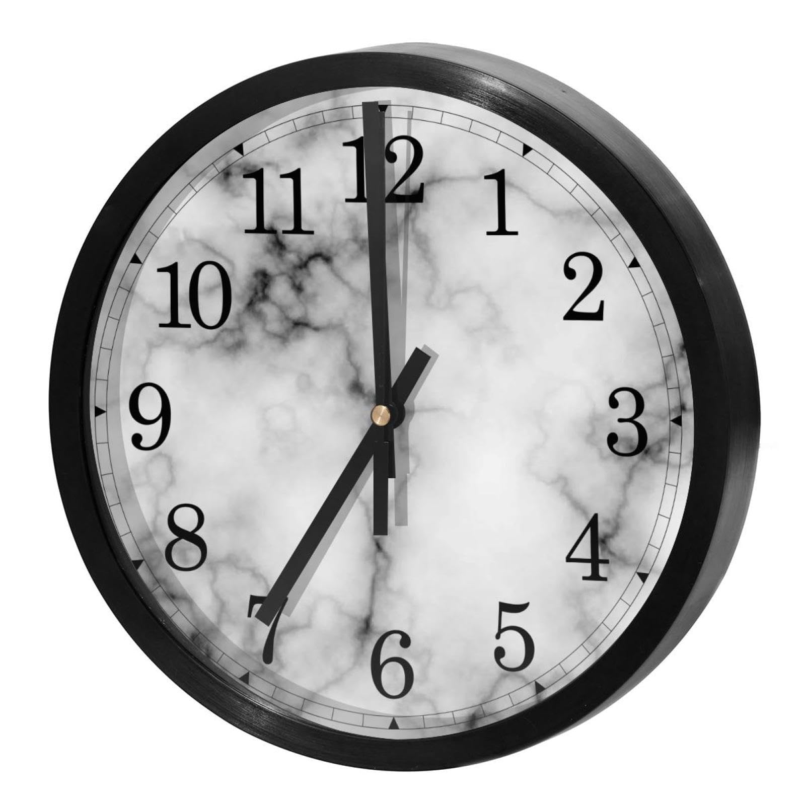 Horloge murale silencieuse à quartz sans tic-tac pour un sommeil paisible