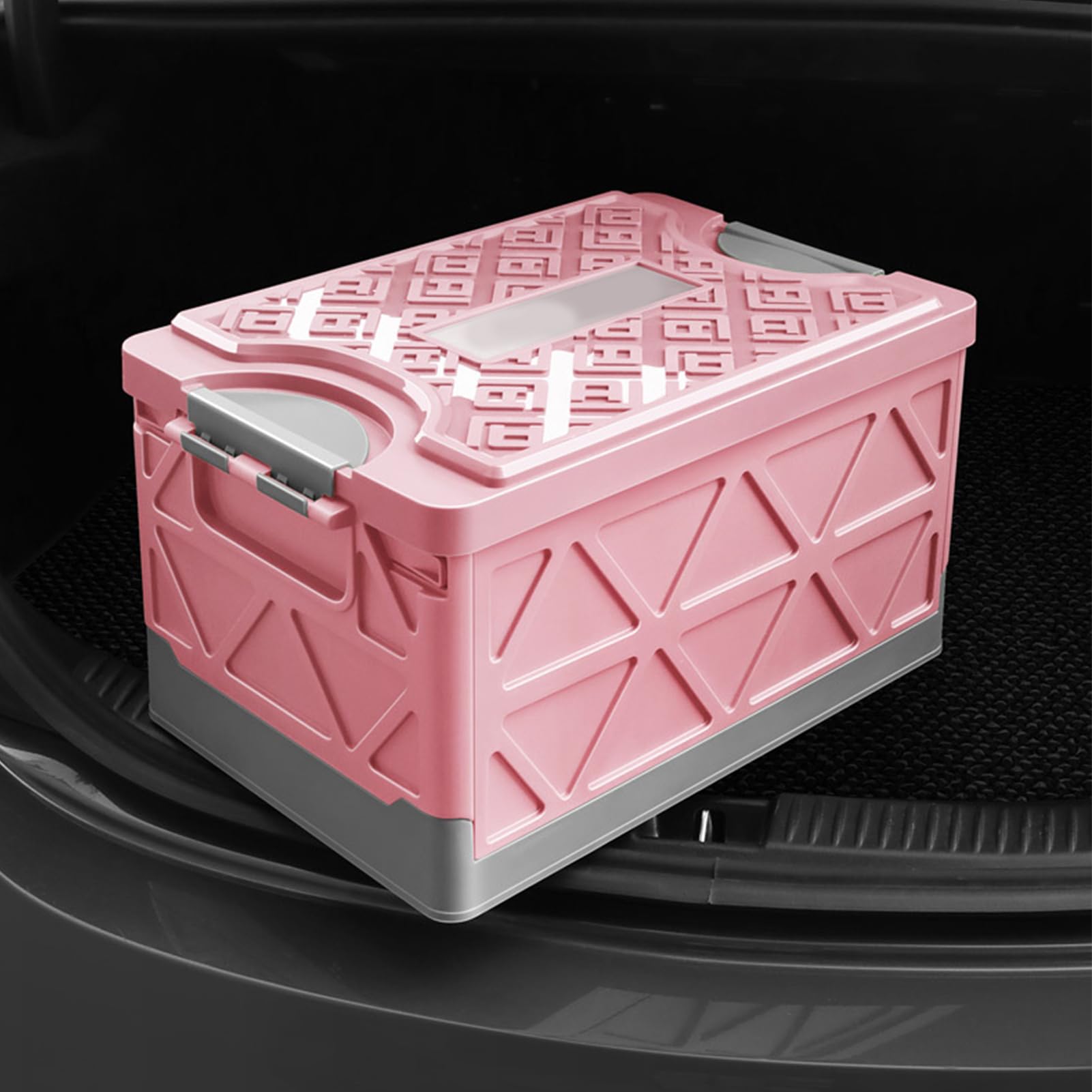 ZORQ Organisateurs de Coffre de Voiture,Coffre de Voiture Pliable et étanche de 30 L - Organisateur de fret de Grande capacité pour Le Stockage d'épicerie de Pique-Nique de Camping