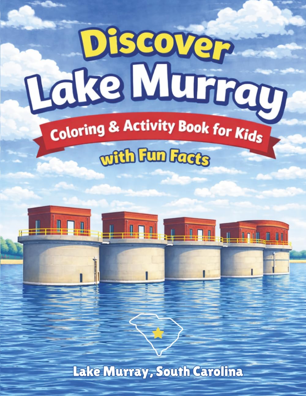 Discover Lake Murray: South Carolina Coloring & Activity Book for Kids Ages 5–10 | With Educational Fun Facts, Mazes, Word Searches & Wildlife