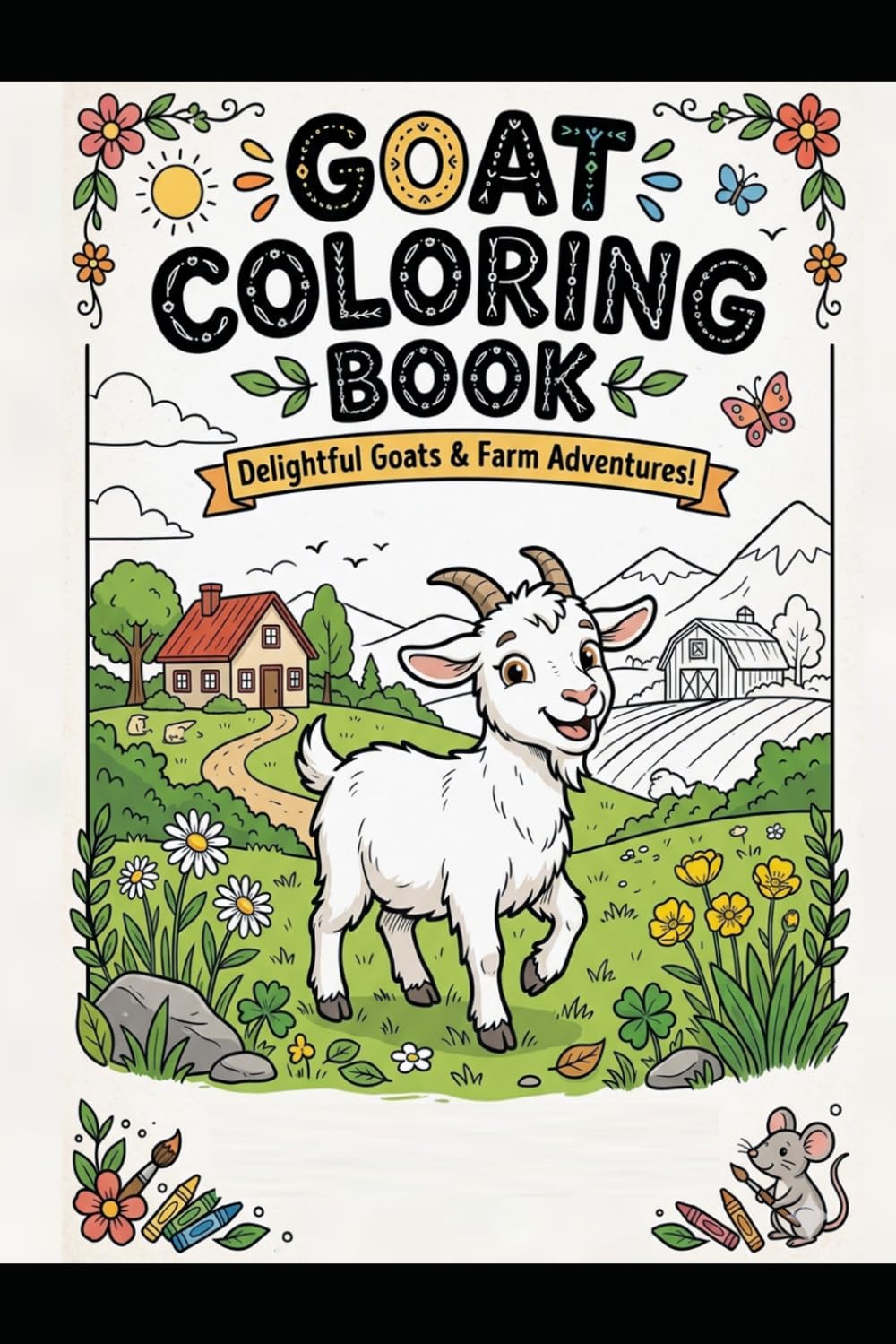Amazing Goat Drawing Book for Kids: Simple Lessons for Young Artists