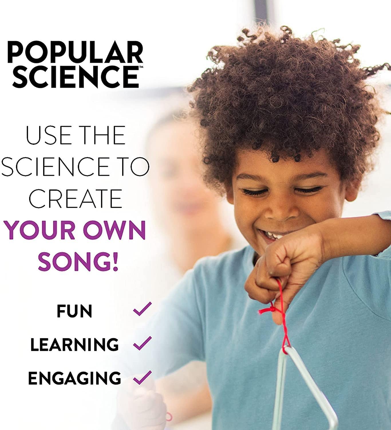 Kit scientifico per laboratori di musica e suoni | STEM Science giocattoli e regali per esperimenti educativi e divertenti | progettato per bambini dai 5 ai 12 anni e adatto per tutta la famiglia