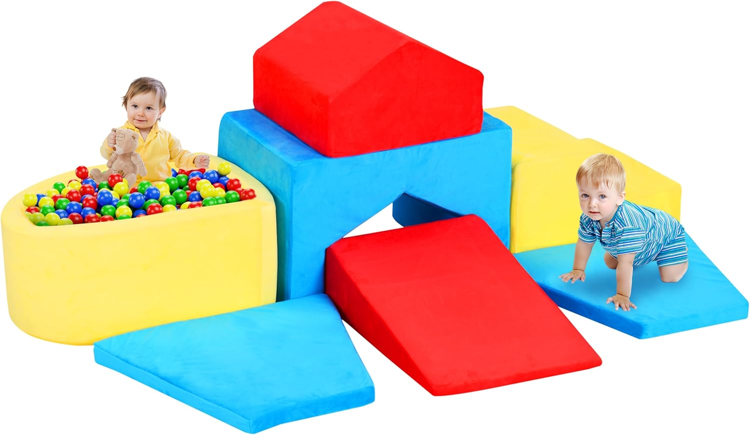 Pcs Velvet Climbing Toys for Toddlers, Indoor Foam Malaysia Ubuy