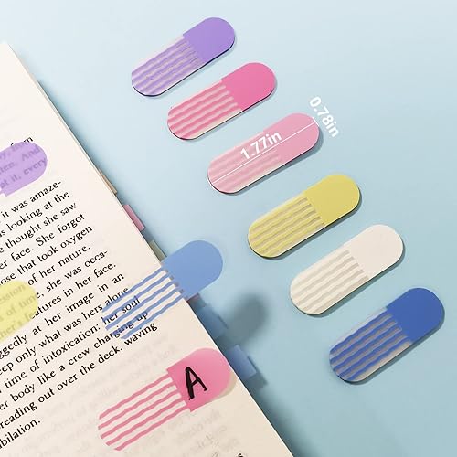 Miniatura 2 de ELII Pestañas adhesivas para libros, 1040 marcadores de página, notas adhesivas transparentes, pestañas de página, pestañas de bandera para escribir