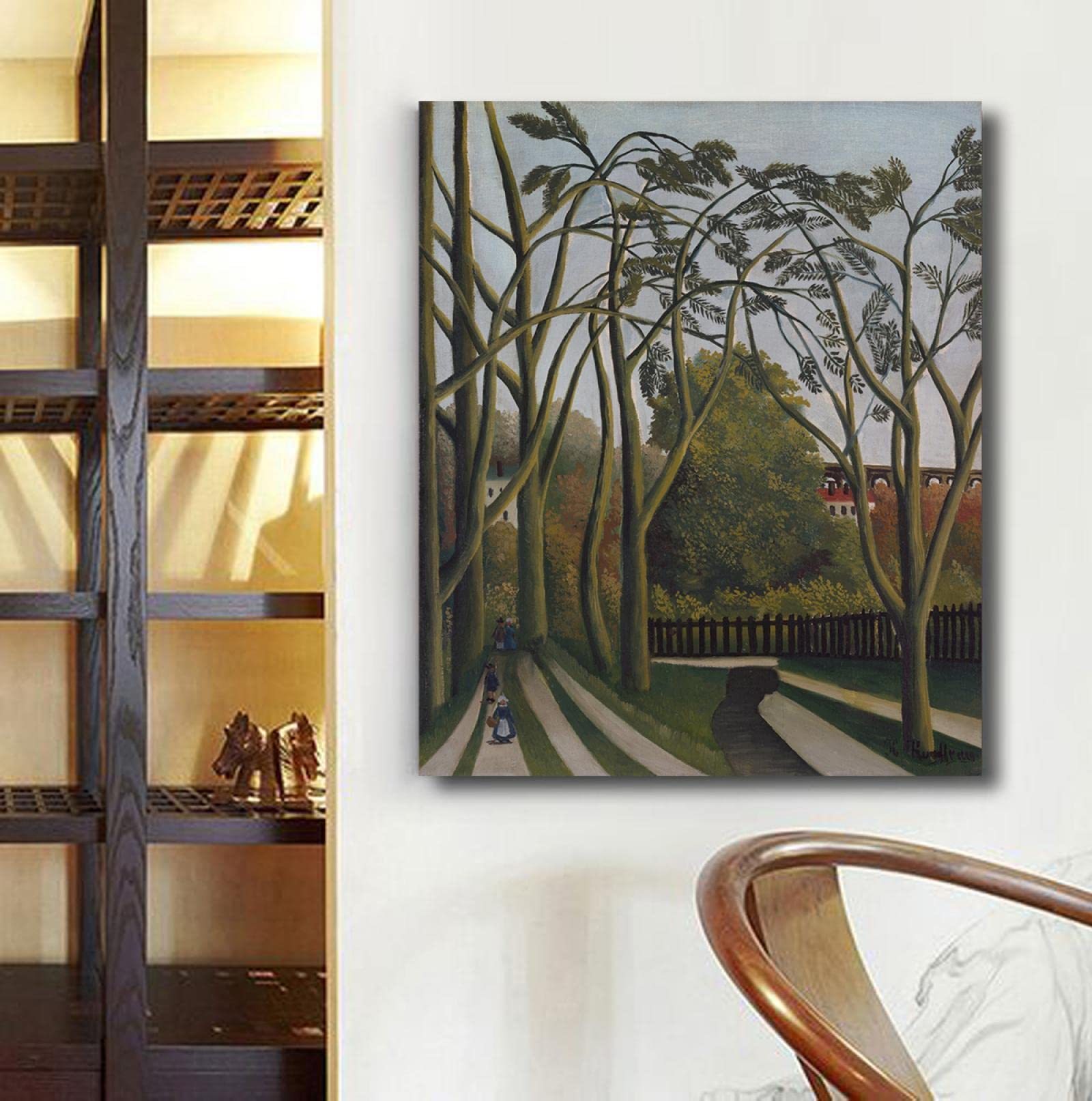 Surrealismo Decoración para el hogar Arte de la pared Impresión en lienzo Henri Rousseau Pintura Imágenes de obras de arte para la decoración de las paredes de la sala de estar70x84cm sin marco