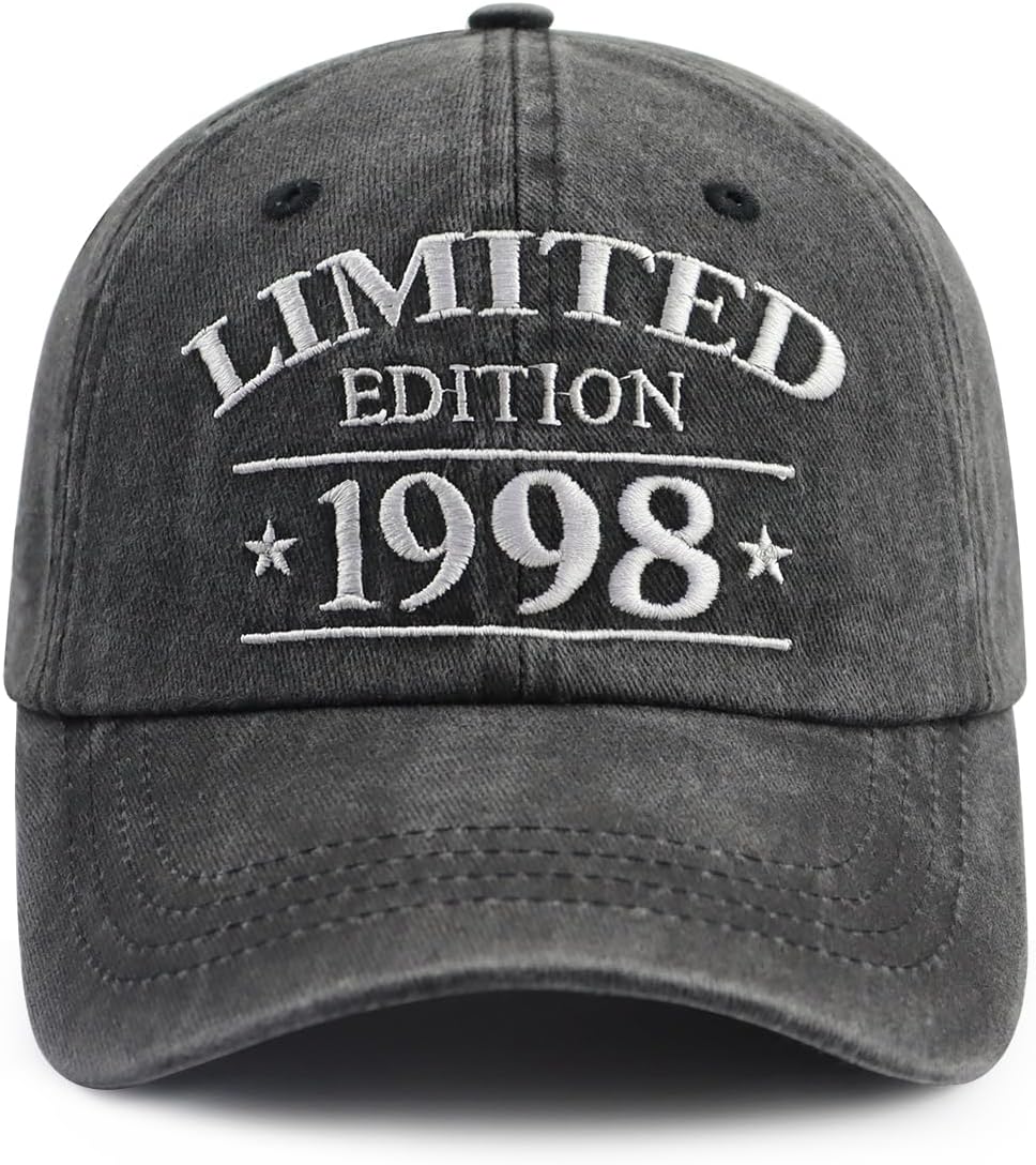 XacaYuerp Limited Edition 1990 1991 1992 1993 1994 1995 1996 1997 1997 1999 Hat, Funny Embroidered Baseball Cap for Women Men