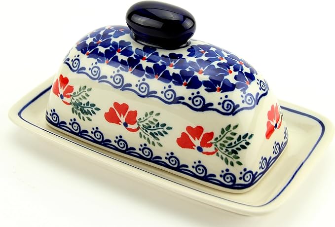 Polish Pottery Butter Dish