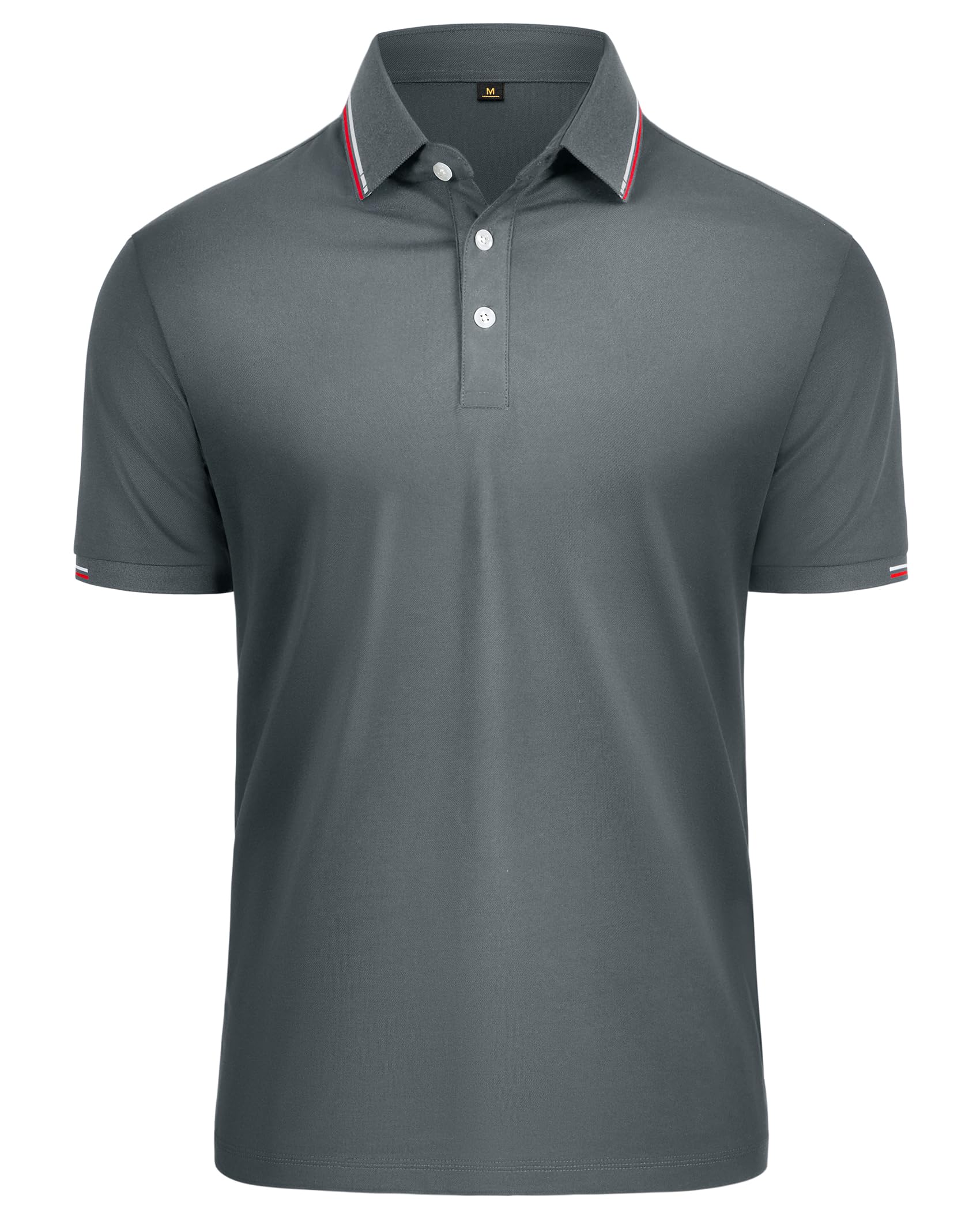 J.VER Poloshirt Herren Kurzarm Arbeitshemd Männer Sommer Atmungsaktiv Polo Knopfleiste Regular Fit Poloshirts Golf Sport Tennis Casual Shirts