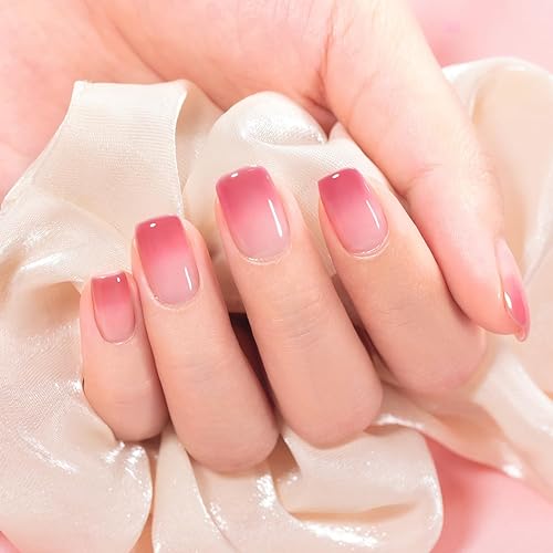 Miniatura 10 de RARJSM Esmalte de uñas de gel color negro nude de gelatina transparente color negro transparente neutro, esmalte de uñas de gel de 0.5 onzas