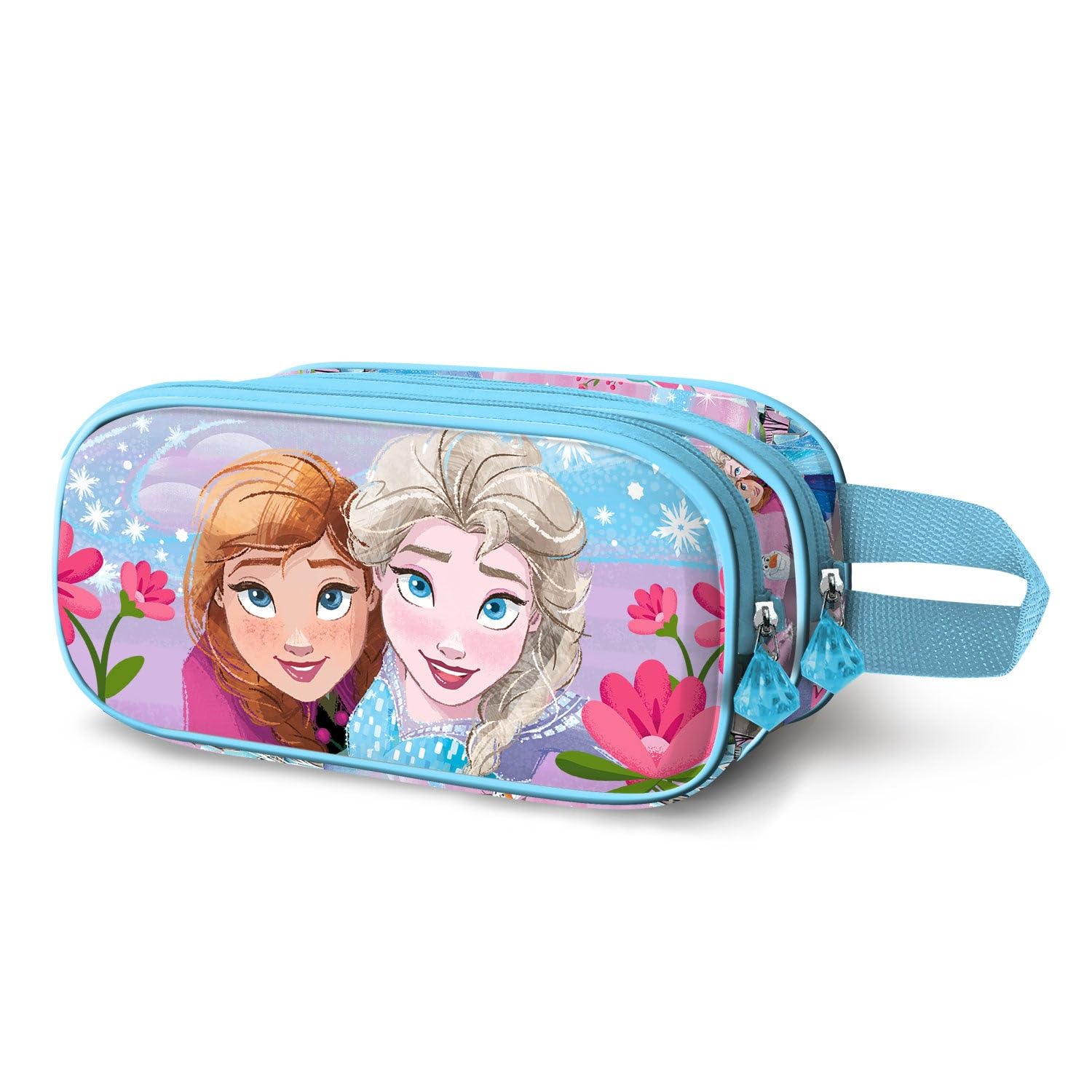 Disney Frozen 2 Breeze-3D Double Pencil Case, Multicolour, 22 x 10 cm