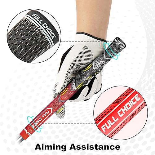 Miniatura 9 de Paquete de 13 empuñaduras de golf con cable cruzado, diseño de cono bajo, elige entre 13 agarres o 13 agarres con todos los kits, 3 tamaños y 5