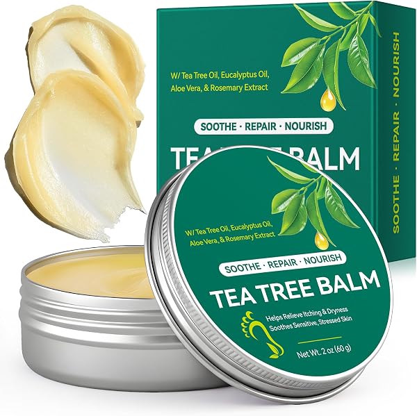 Crema De Pies Aceite De Árbol De Té Para Piel Seca Pies Agrietados,Tacones,Dedos De Los Pies Y Callos,Pie De Atleta,Olor,Piel Dura Y Áspera,Bálsamo E Hidratante Para Pies Suaves,Lisos Confort Duradero - 2