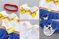 Vista 29 de Dressy Daisy Mameluco de princesa para disfraz de Halloween, cumpleaños, traje con diadema para bebé niña