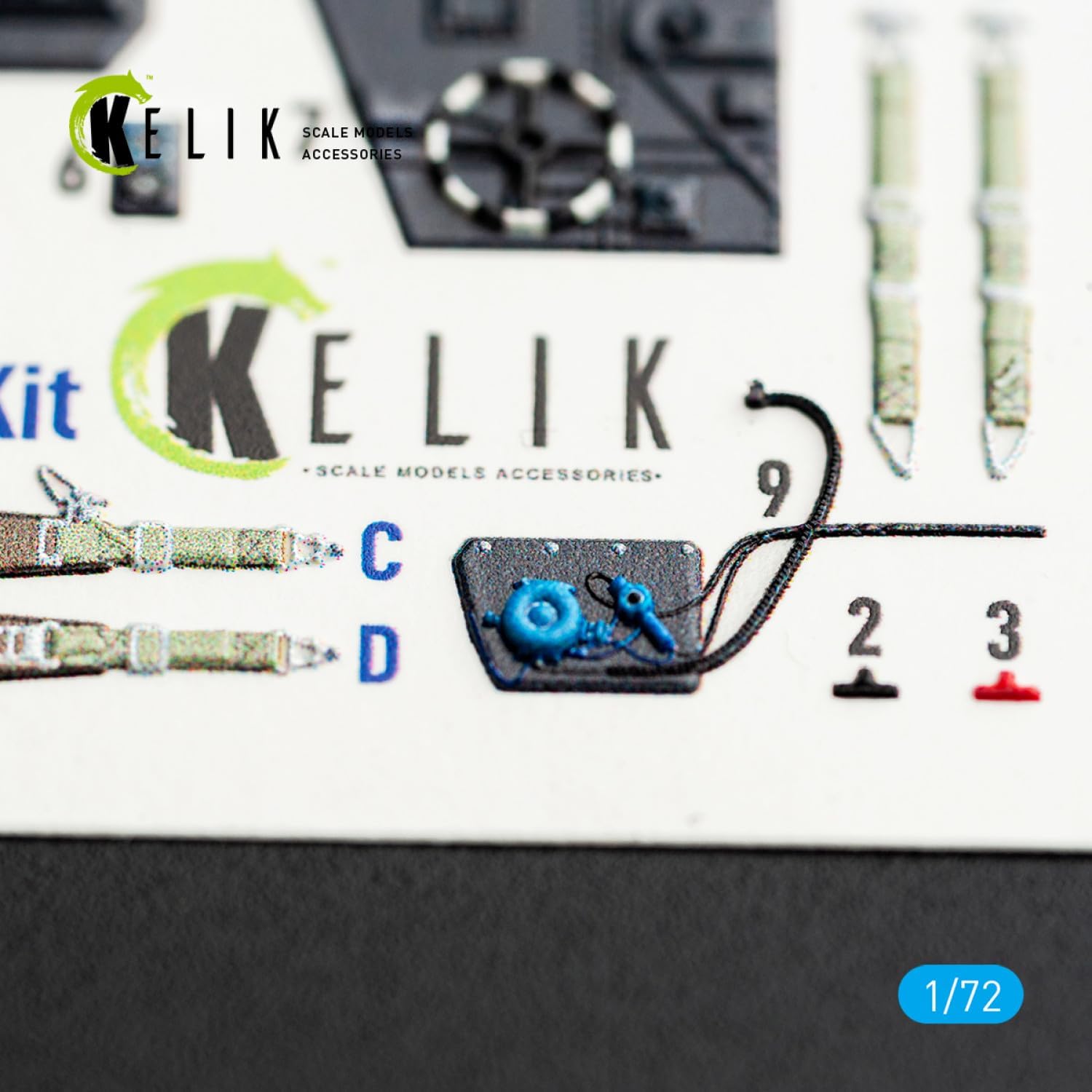 Kelik K72250 1/72 S-199 - Interior 3D Decals for Eduard kit