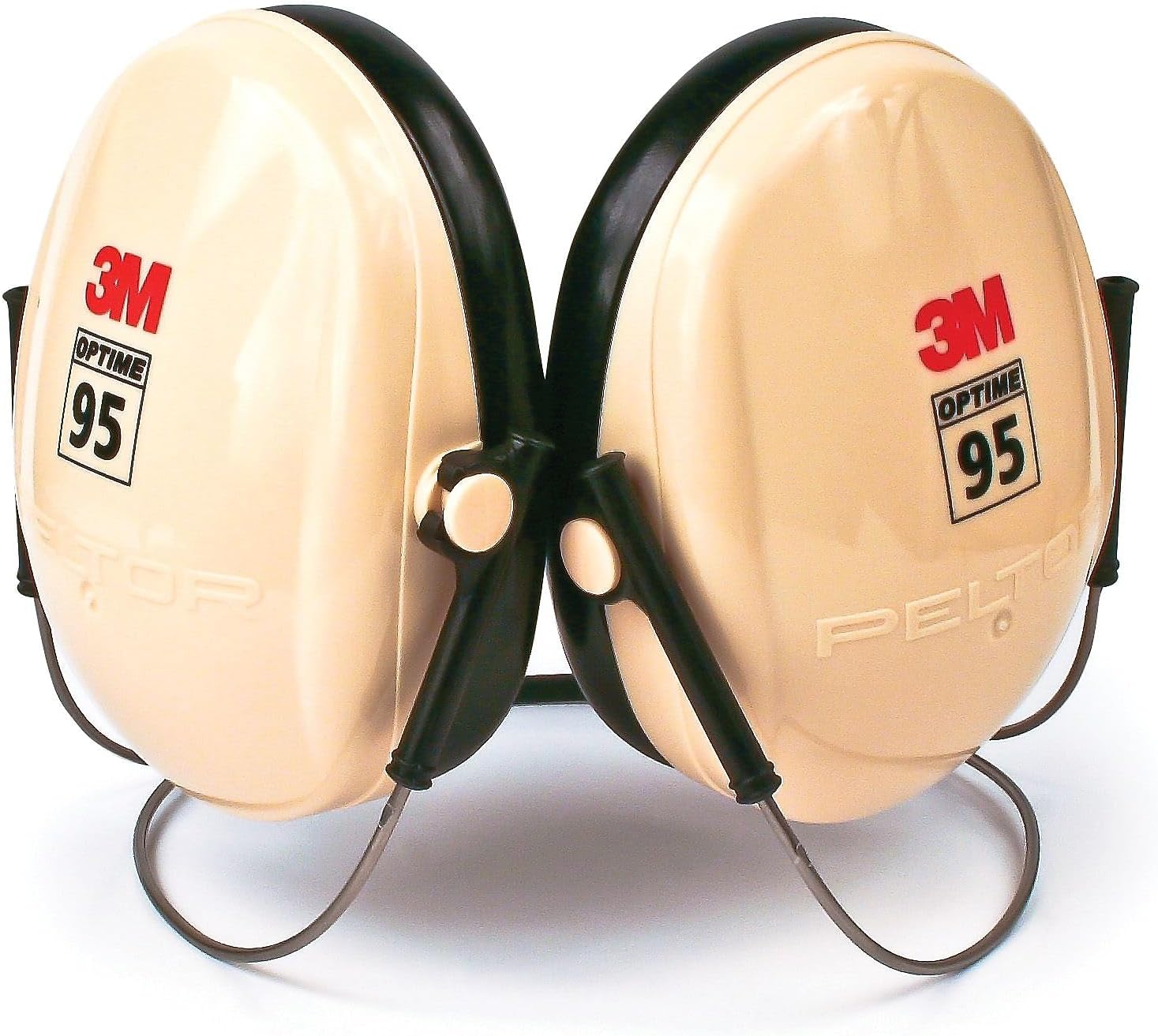 Peltor 3M Optime 95 Behind-the-Head Earmuff, Black, Behind the head
