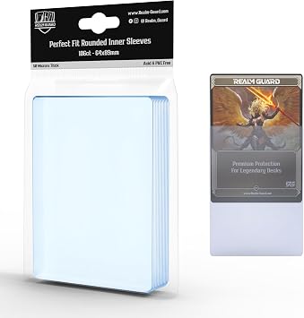 106ct TCG Perfect Fit Rounded Inner Sleeves by Realm Guard