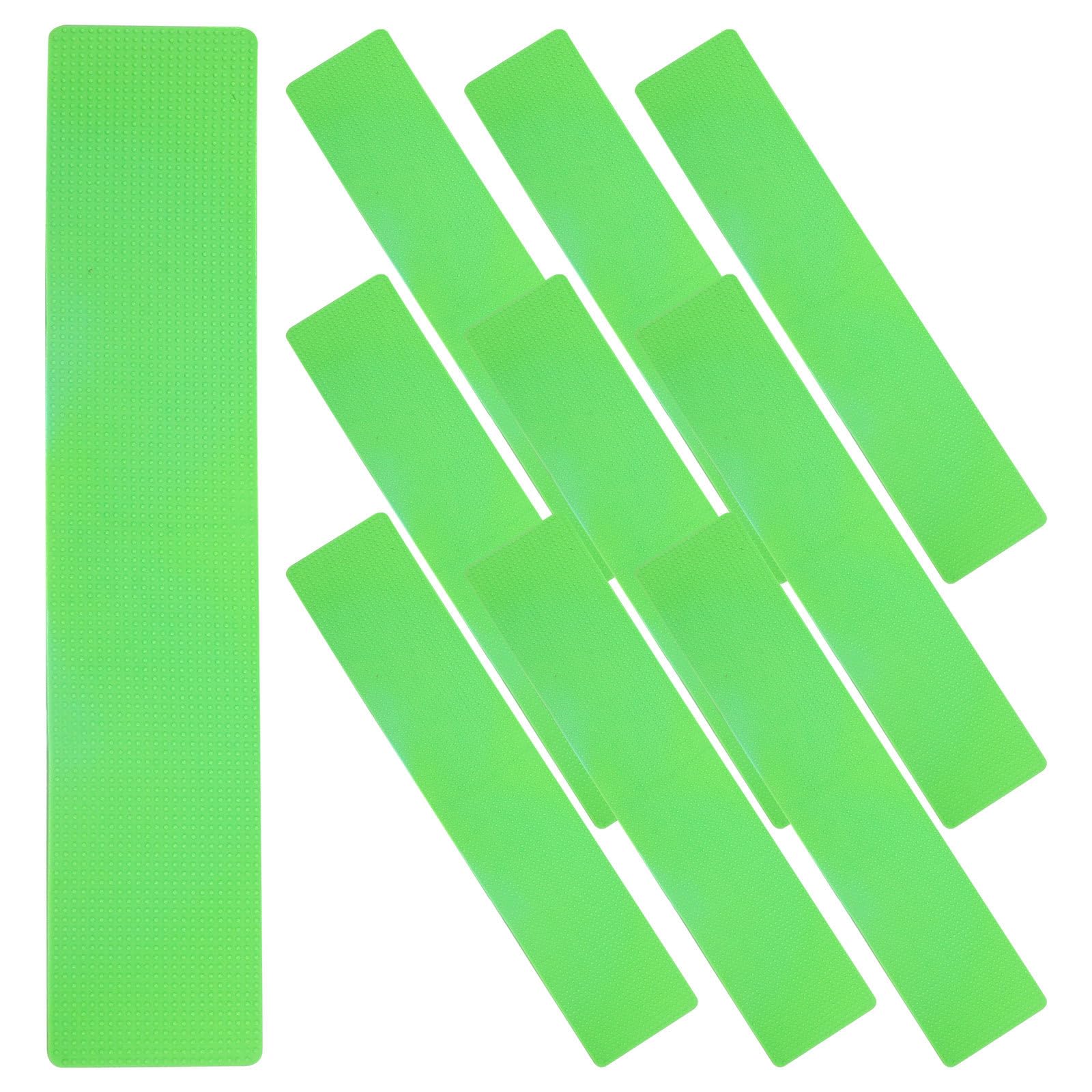 CHILDWEET Lot de 10 Marqueurs Sol Verts en PVC, Disques Plats et Rectangles pour Entraînement Tennis et Football, Blocs de Marquage Portables Adaptés à Divers Terrains Sportifs