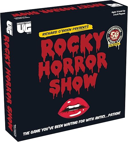 Miniatura 3 de University Games, Rocky Horror Show - Juego de fiesta, para amantes del espectáculo de imágenes de terror rocoso, a partir de 12 años