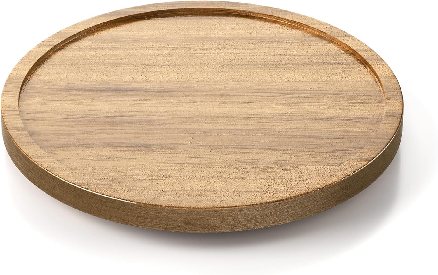 LAMU 10'' Acacia Wood Lazy Susan and 3 Pack Lazy Susan Organizer Turntable for Cabinet, Rotating Condiment Organizer for Kitchen Pantry Organizers and Storage, Table Top, Fridge, Countertop, Spice Org