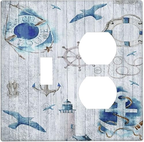 Miniatura 98 de Arte abstracto de mármol de acuarela de 1 cuadrilla, cubierta decorativa de pared de palanca única, placa de interruptor eléctrico para sala de Arte