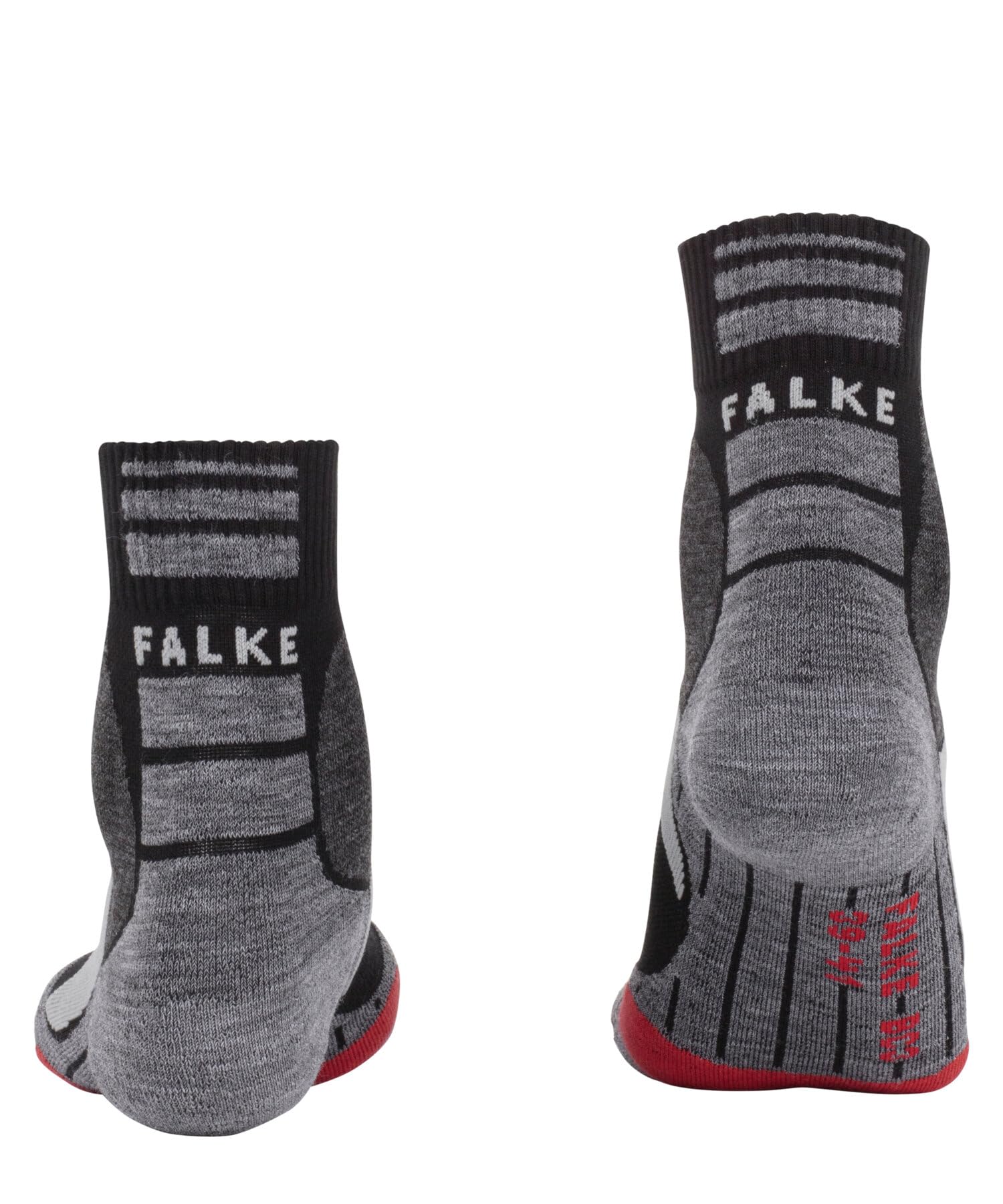 FALKE BC3 Comfort U SSO coton fil fonctionnel anti-ampoule 1 paire, Chaussettes de cyclisme Mixte, Noir (Black-Mix 3010), 37-38