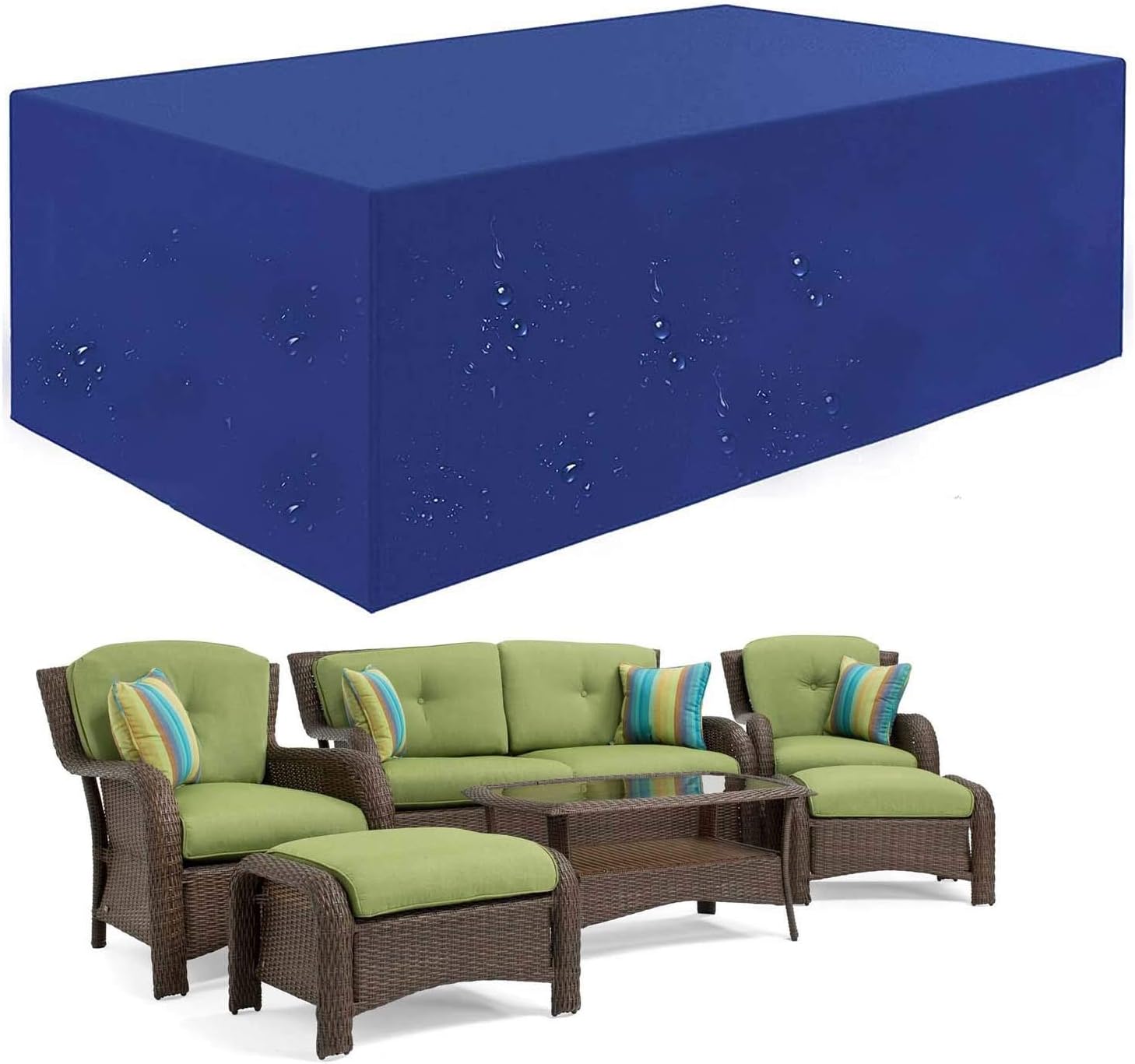 PROPFE 98” x 83”x 35” Waterproof Patio Furniture Cover