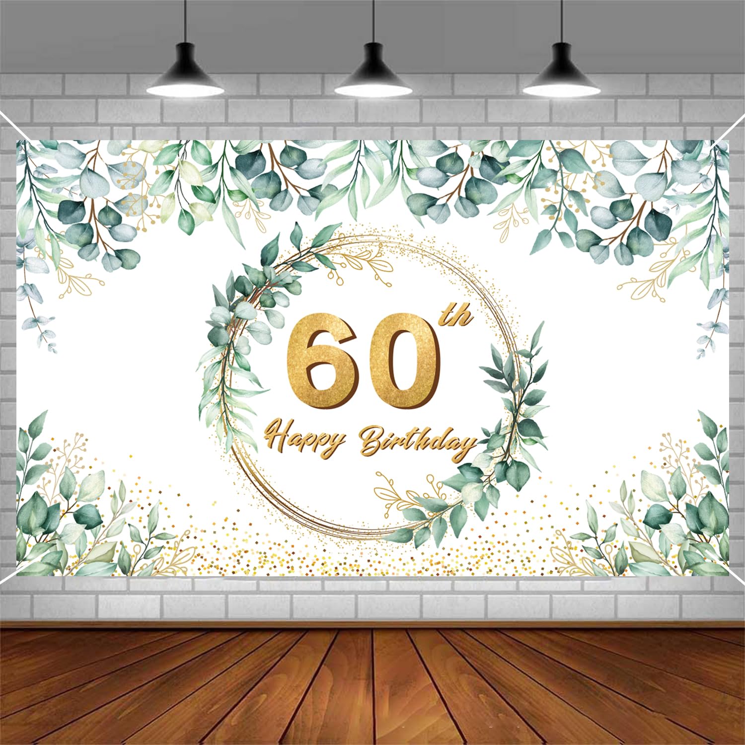 Produktbild von Deko 60 Geburtstag Mann Frau Banner XXL 270×40cm, Alles Gute Zum 60