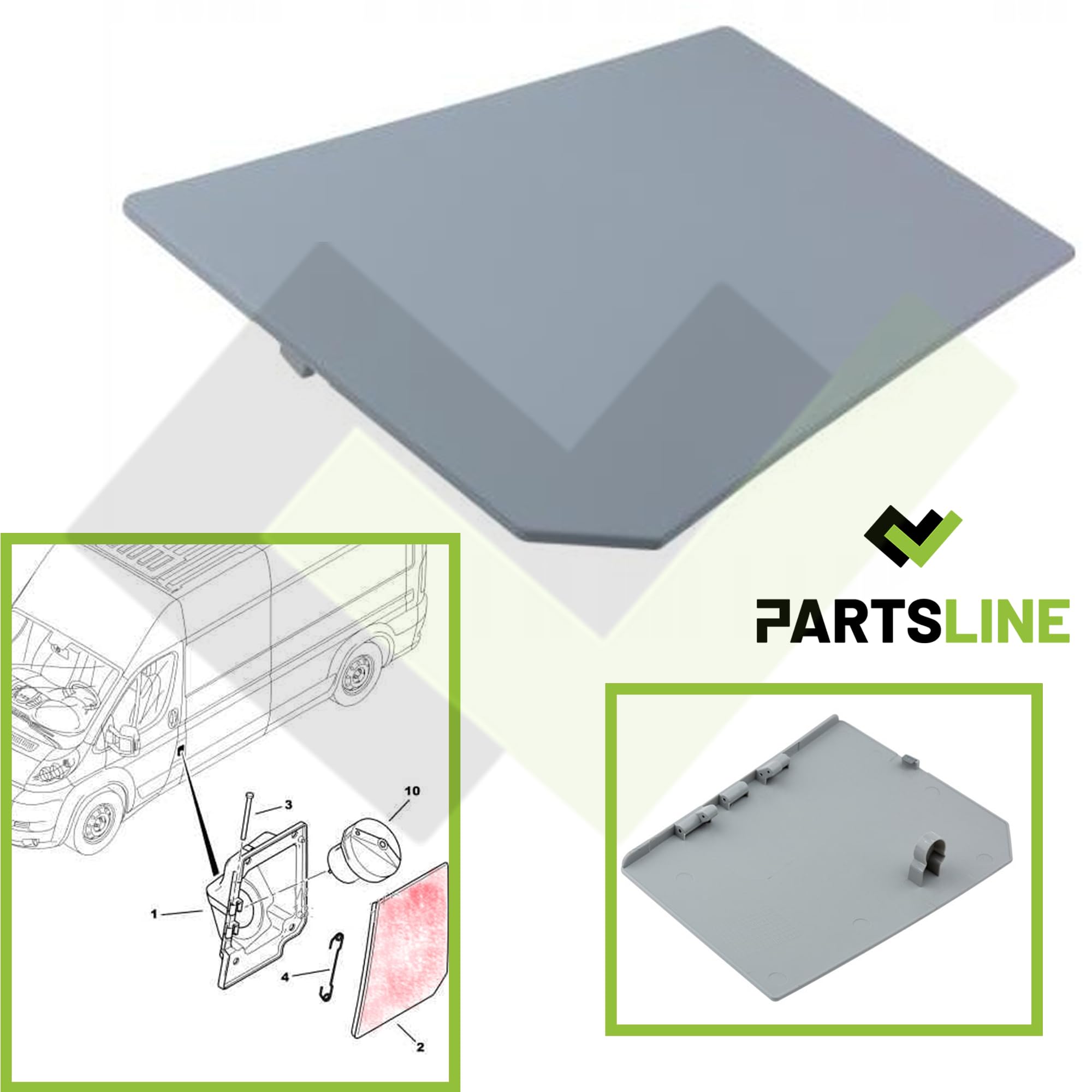 Bouchon De Réservoir De Carburant Bouchon Réservoir Carburant Verrouillable Pour Fiat Ducato, Boxer, Relay - Avec 2 Clés, OEM 71802900 Peugeot Boxer