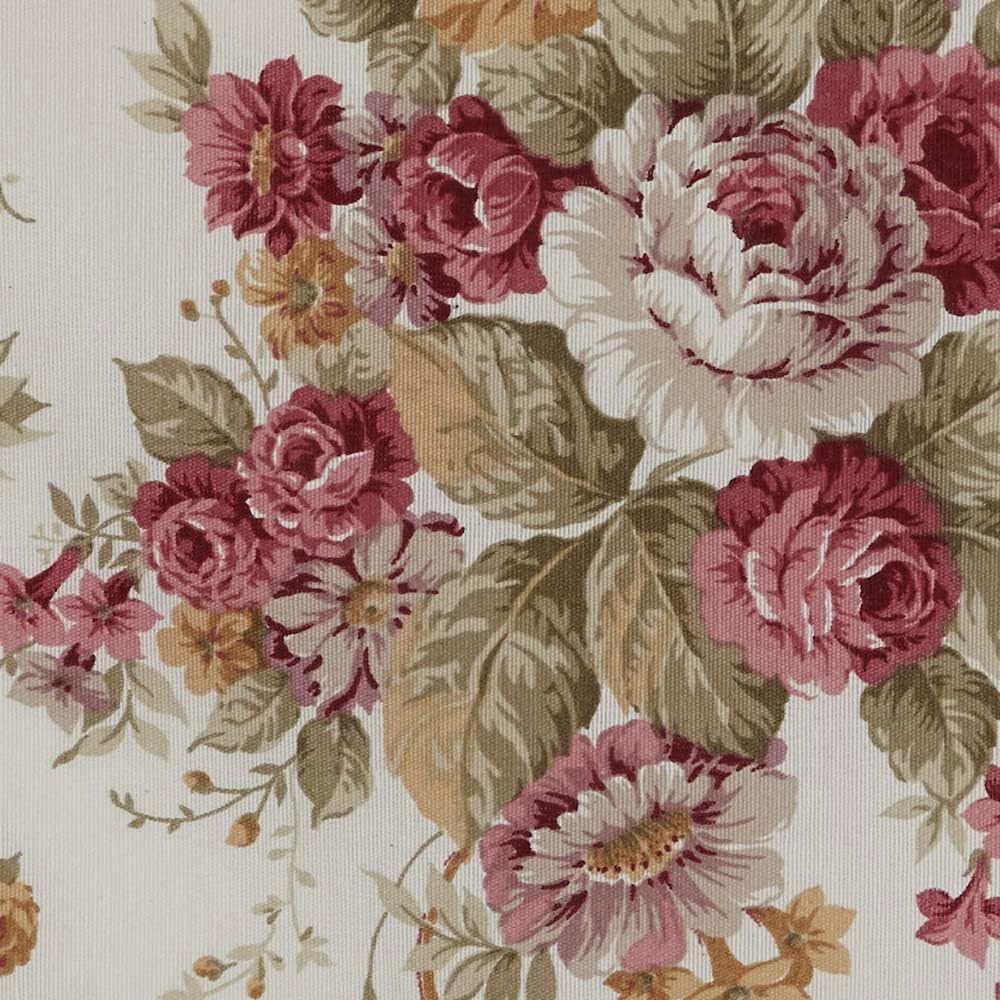 Kt KILOtela Printed Canvas by The Yard, Upholstery, Headboards, Accent Pillows, Handbags, Tote Bags, Window Treatments, Draperies, 110" Width, Botanic, Flowers, Pink