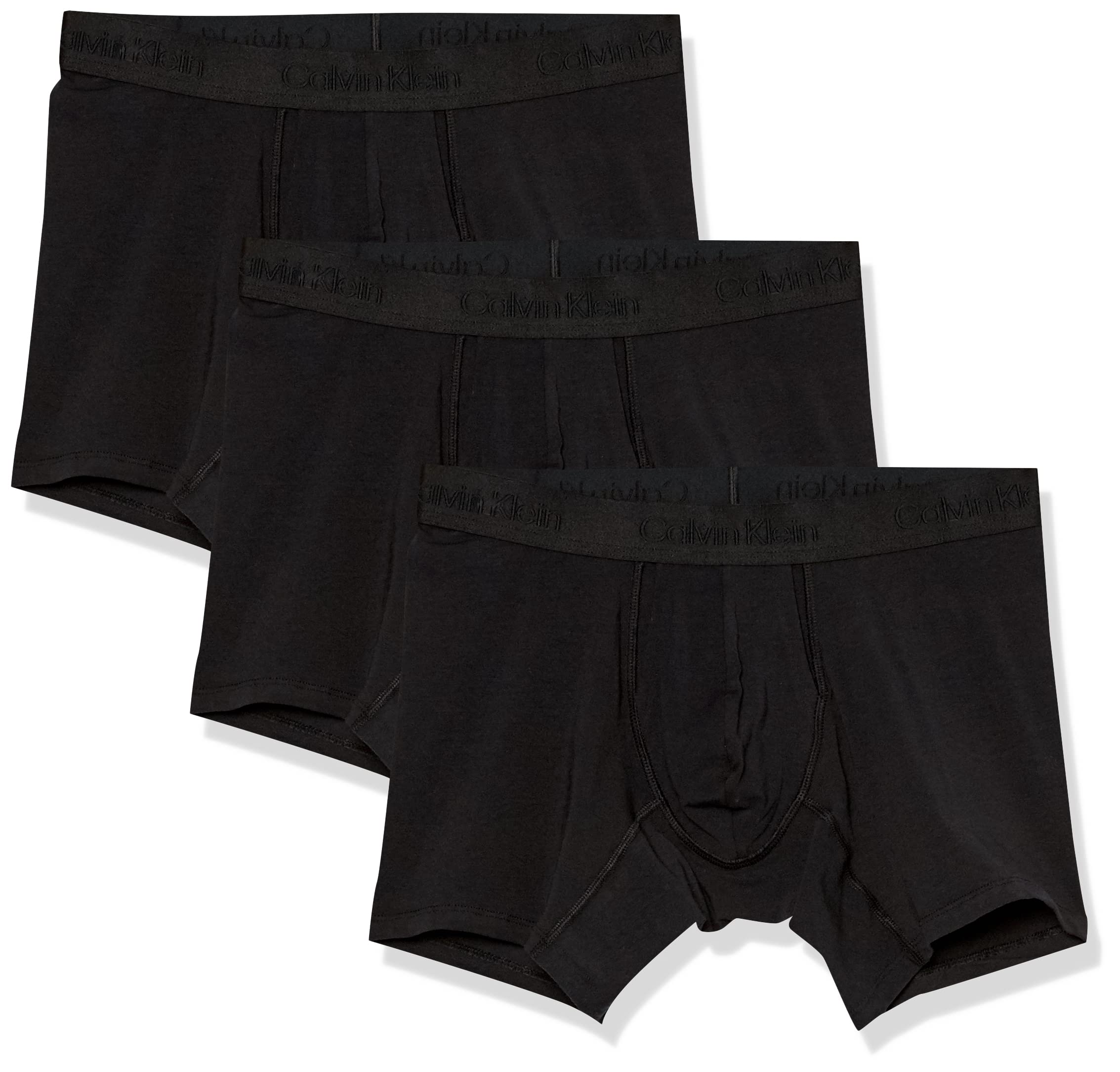 Calvin Klein Bóxer de Algodón Pack de 3 Calzoncillos Cómodos de Ropa Interior Masculina 6