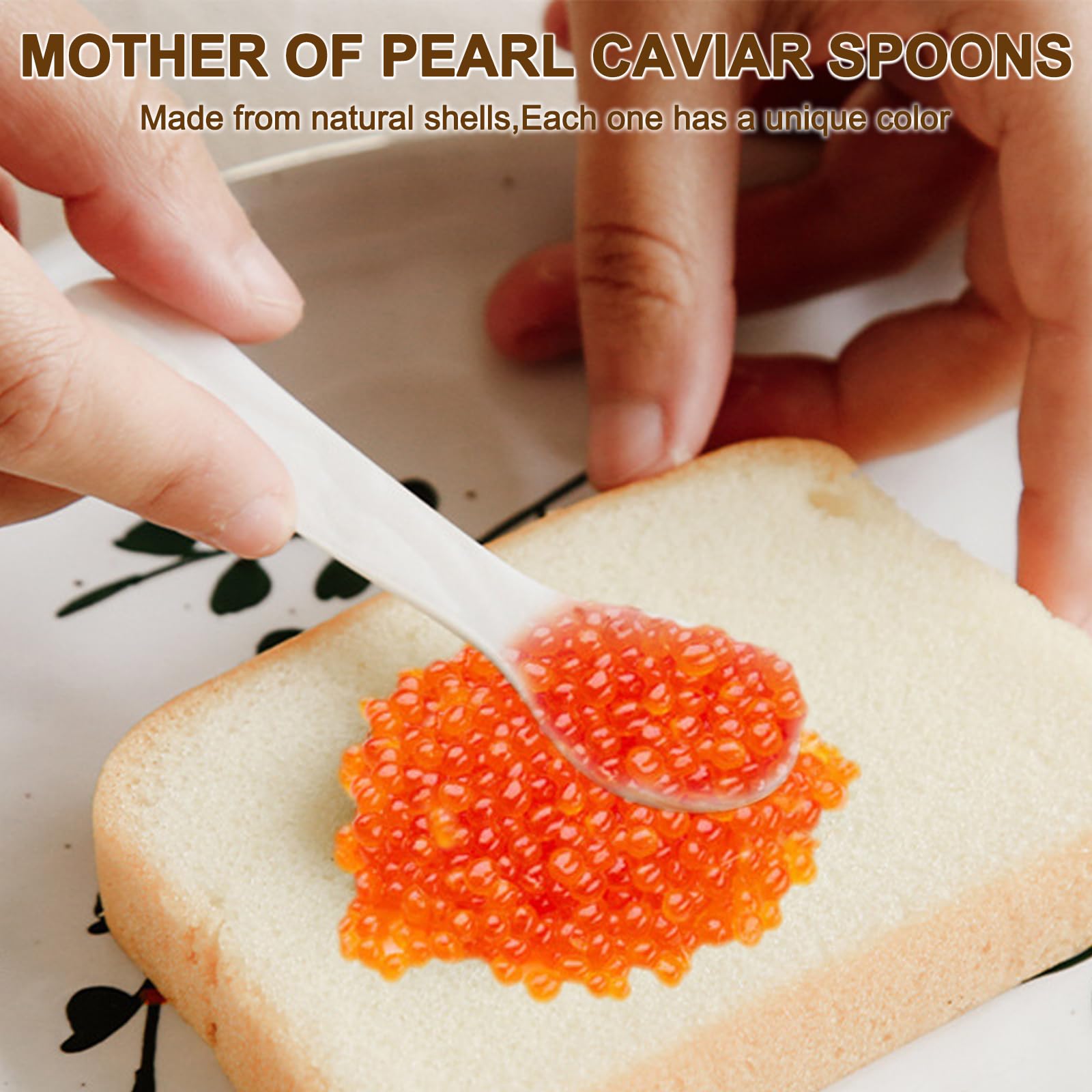 VirgoCCY Juego de 8 piezas de vidrio para servir caviar con cucharas de caviar, servidor enfriador con soporte para hielo para camarones, helado, martinis y cócteles, apto para lavavajillas