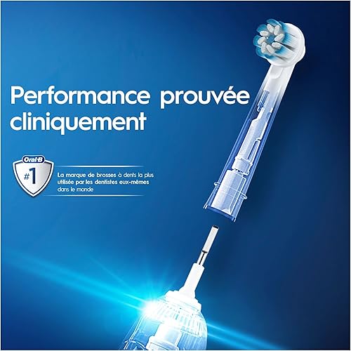Miniatura 5 de Oral-B Sensitive Clean - Cabezales de repuesto para cepillo de dientes eléctrico, 8 cabezales de repuesto, color blanco, 7.05 oz