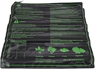 Tapete de Aquecimento de Mudas, Almofada Térmica Flexível para Germinação de Plantas para Propagação Quente à Prova d'água para Ambientes Internos (Plugue UE 220‑240 V 60 Hz)