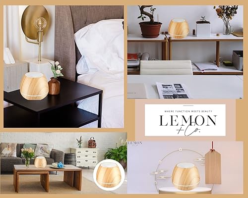 Miniatura 8 de Lemon + Co. Humidificador - difusor de aroma para aceites esenciales.