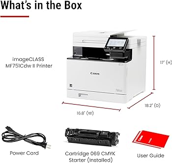 Amazon.co.jp: Canon Color imageCLASS MF751Cdw II - ワイヤレス両面