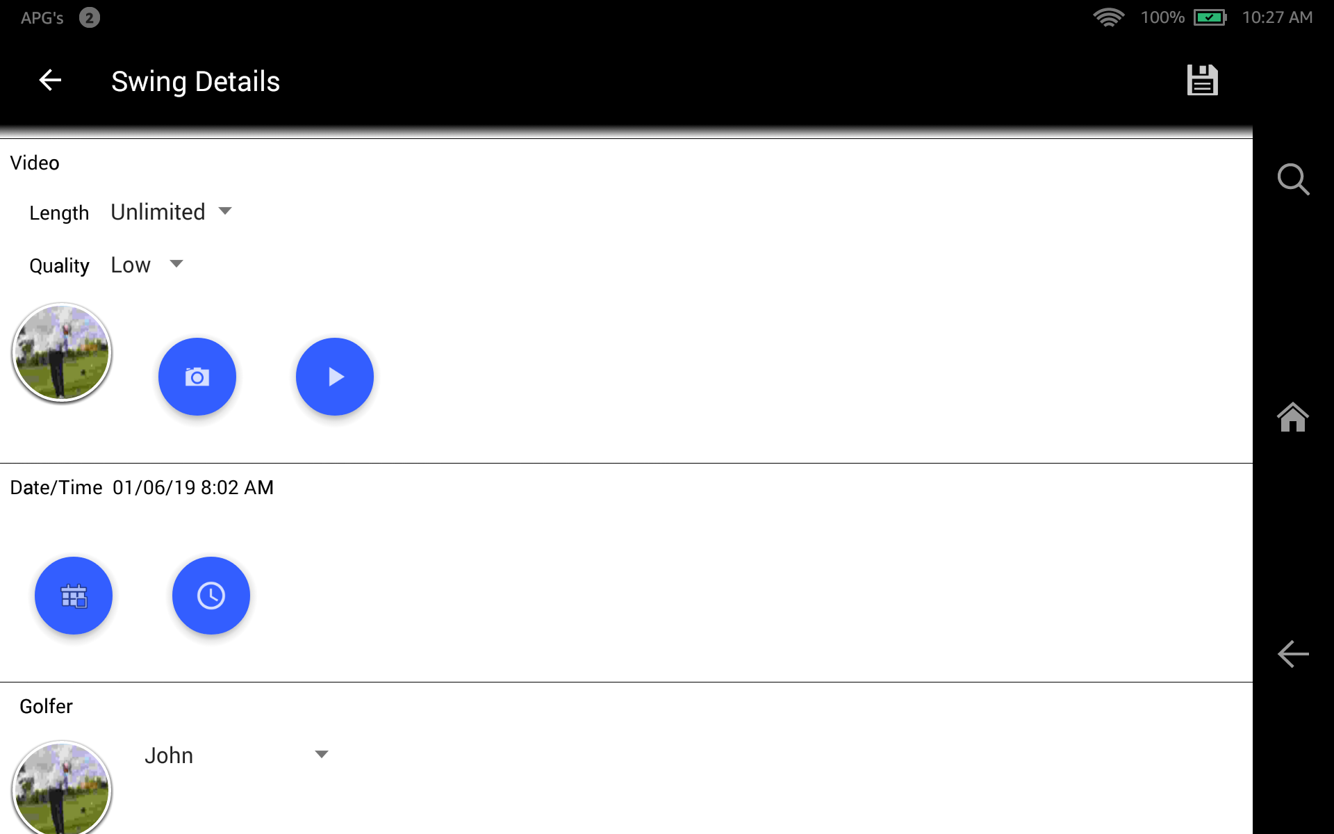 Track My Golf App