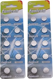 Alkaline Button Batteries G12 LR43 LR43SW LR1142 LR1142SW SR1142W 301 386 (Pack of 20)