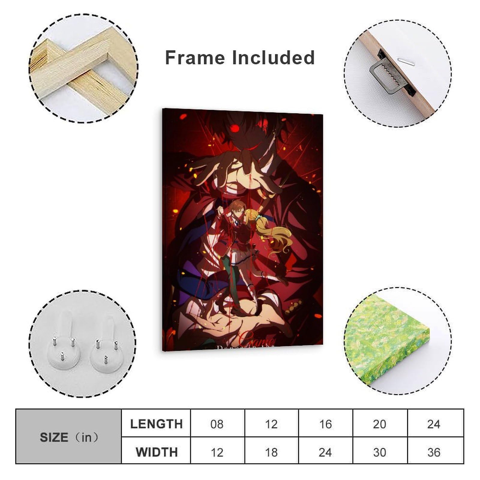 MADOMMED Kiyotaka Ayanokoji Poster Decorative Painting Canvas Wall