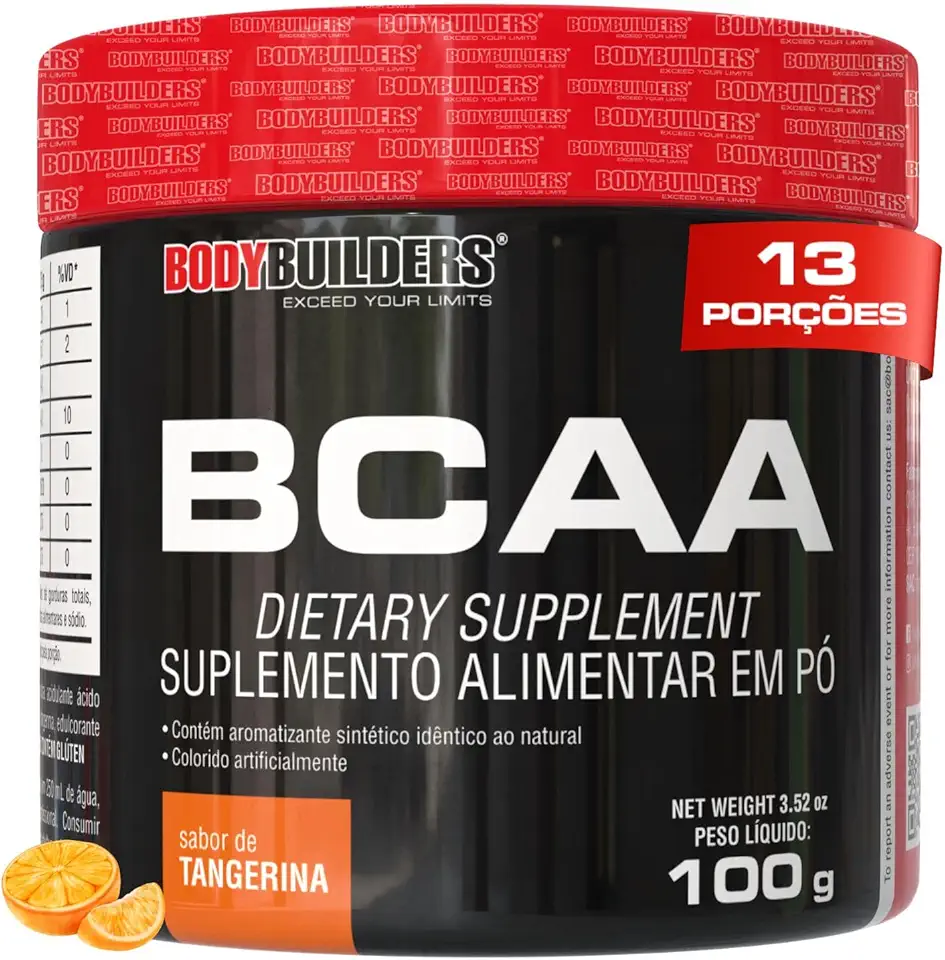BCAA 4,5g Tangerina 100g - Bodybuilders
