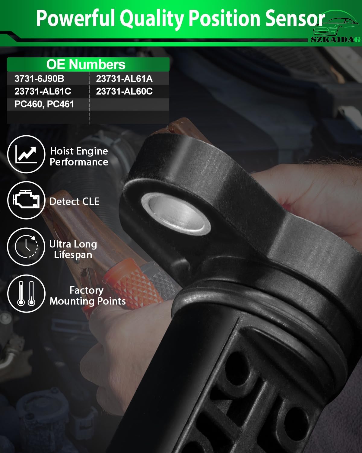 Camshaft Position Sensors for:-Nissan NV1500 2500 3500 Quest Altima Maxima Pathfinder Frontier Xterra 350Z for:-Infiniti M35 FX35 G35 I35 3.5L 4.0L V6 OE#23731AL61A 237316J90B 917-704 907-716