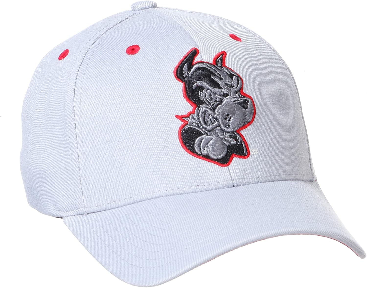 ZHATS NCAA Mens NCAA Officially Licensed Stretch Fit Hat Zh Gray