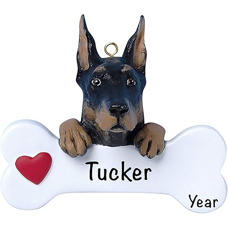 Amazon Com Adornos De Huesos De Perro De Doberman Para Arbol De Navidad Polyresin Doberman Pincher Dog Ornamentos Regalo Mas Lindo Doberman Pincher Para Todos Los Amantes De Los Perros