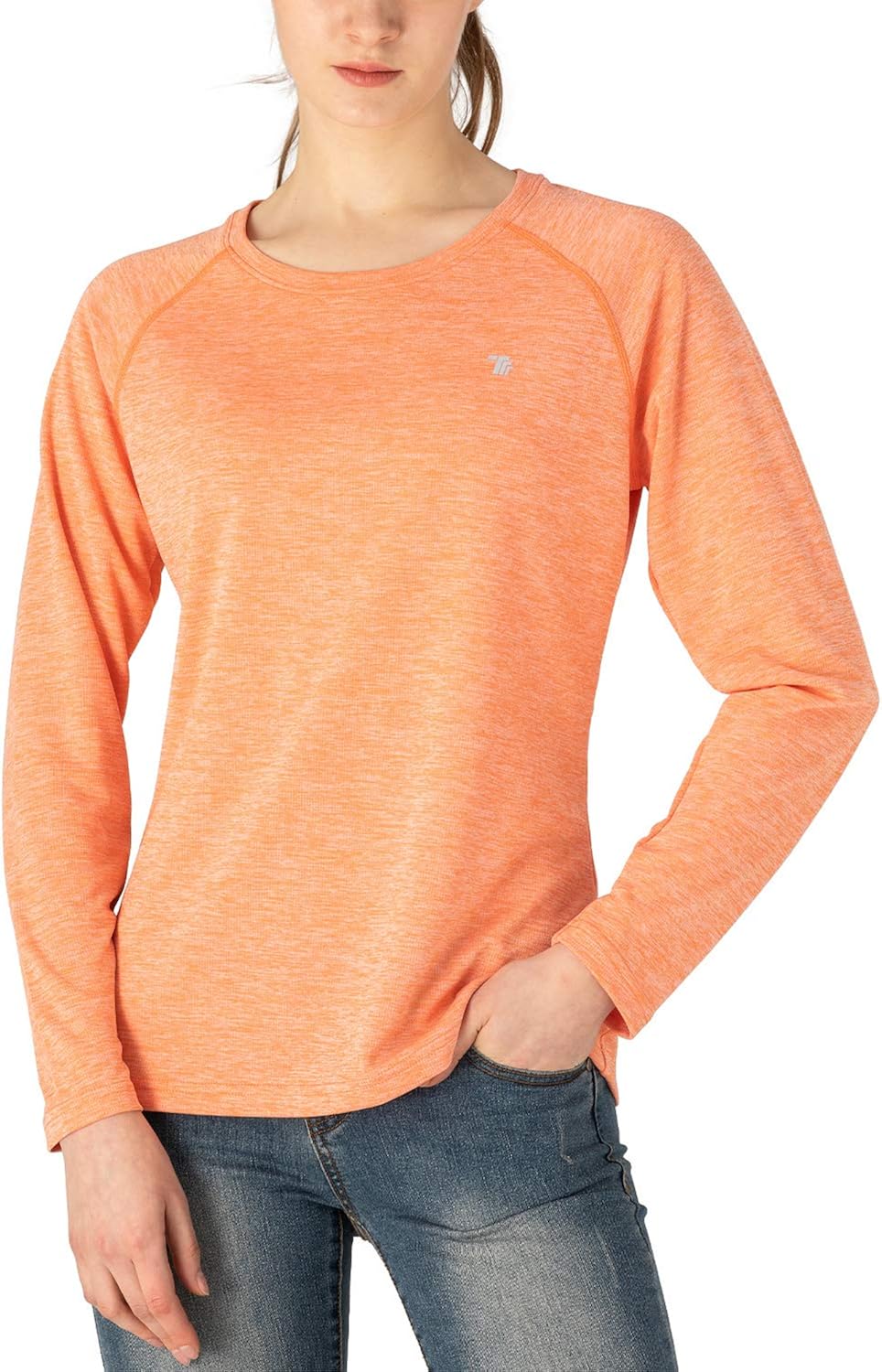 TBMPOY Women's UPF 50+ Sun Protection Long Sleeve Shirts SPF Lightweight Hiking Running Fishing Outdoor Tops at  Women’s Clothing store