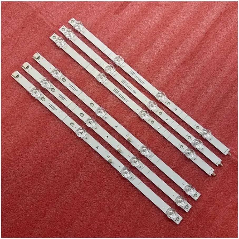 3pcs/Set Backlight Strip 8LED Compatible with 303KG430001 K430WDF A1 RTR4360-E-US A1RHOR435 Spare Parts(3pcs Set for 1 TV)