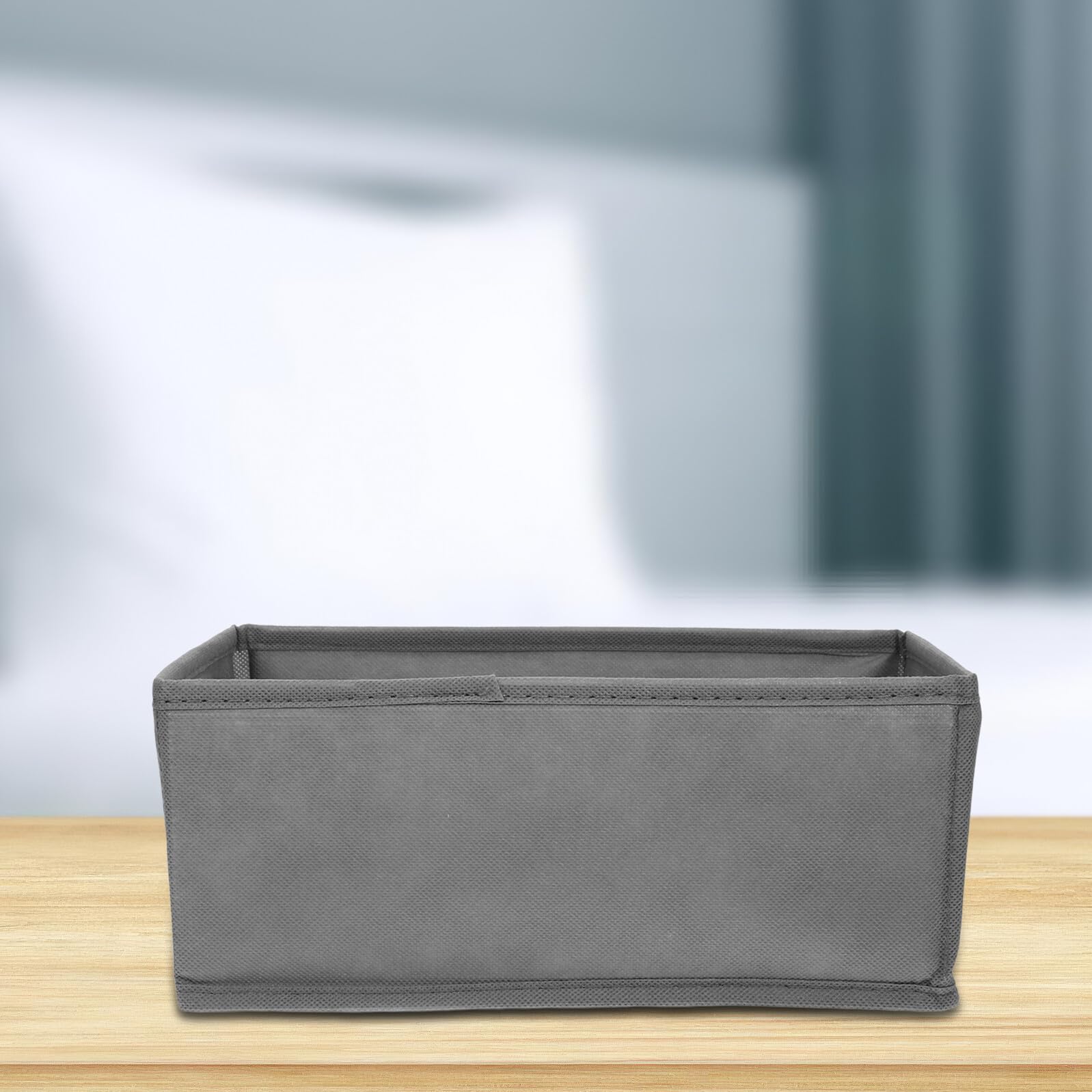 6stücke Unterwäsche Organizer Box Schubladeneinsätze für Socken und Kleiderschrank Aufbewahrungsboxen aus Stoff für Kommoden Babykleidung und Bhs Platzsparendes Trennsystem